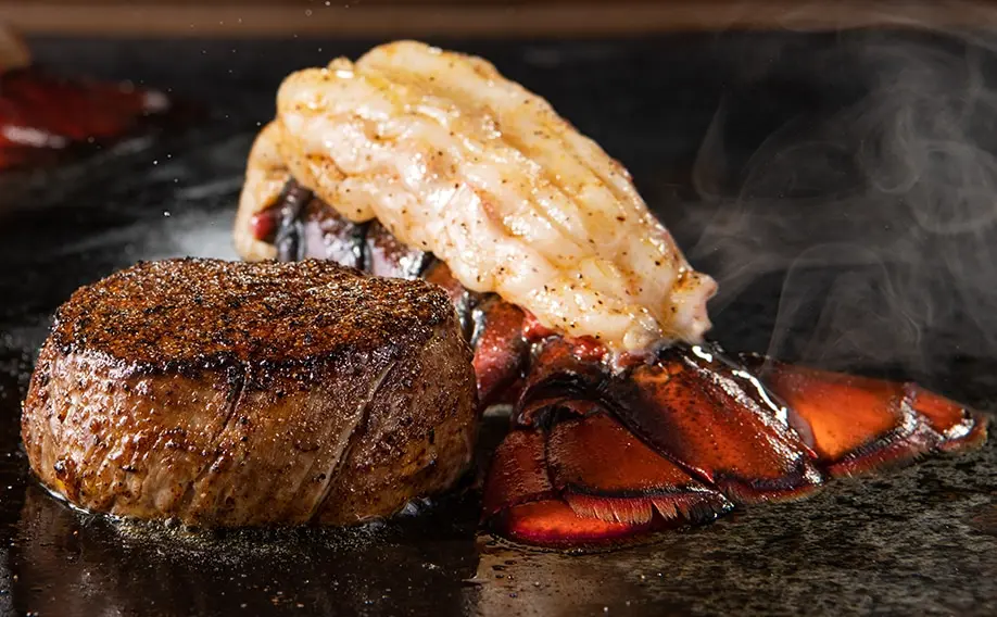 Flos Filet with Lobster Tail