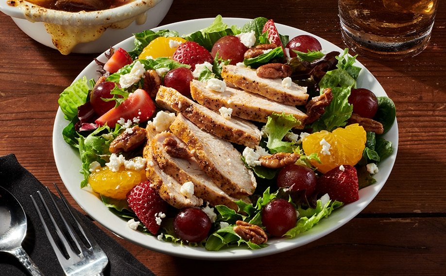 Grilled Chicken & Strawberry Lunch Salad