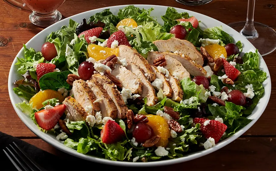 Grilled Chicken and Strawberry Salad